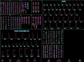 定制家具设计CAD五金构件图库