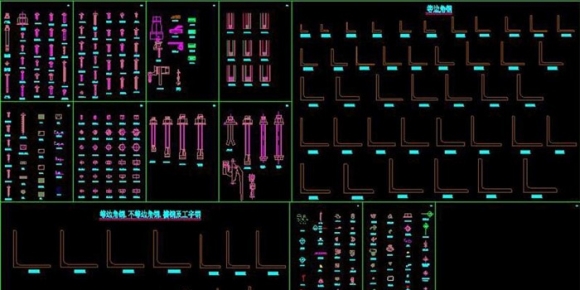 定制家具设计CAD五金构件图库